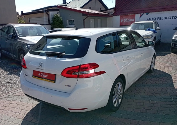 Peugeot 308 cena 37900 przebieg: 139000, rok produkcji 2016 z Skórcz małe 172